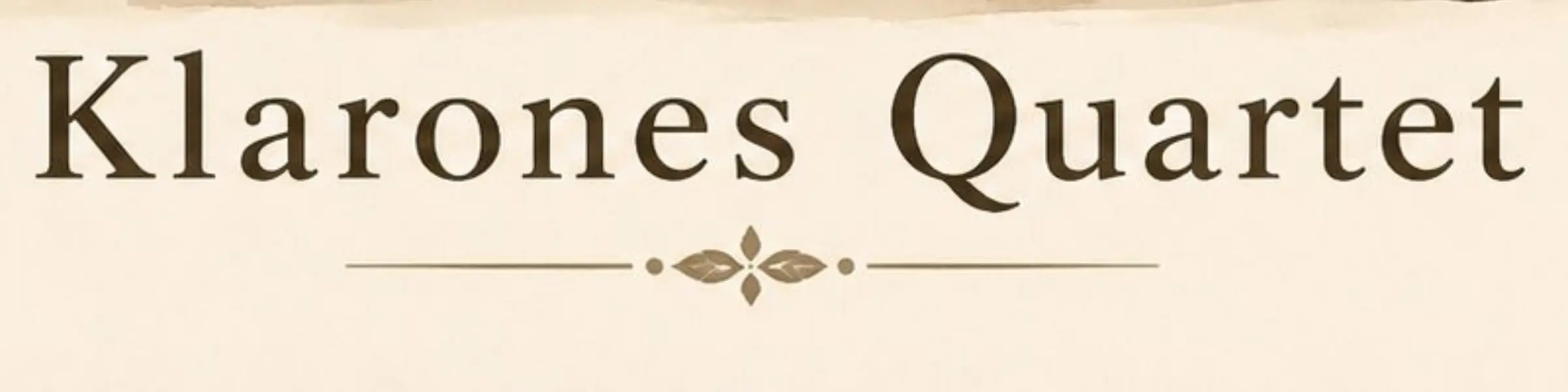 Cabecera de Klarones Quartet